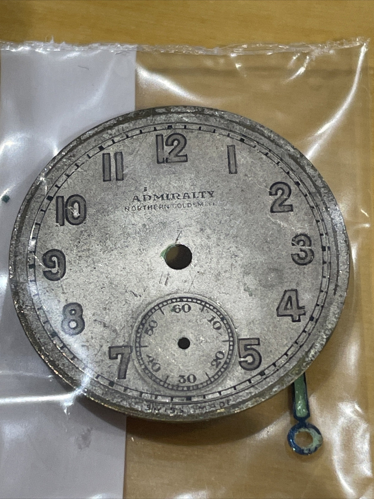 Venus 75 Full Movement Rolex Sub Brand Dial for Parts Spares Repair Ref F5