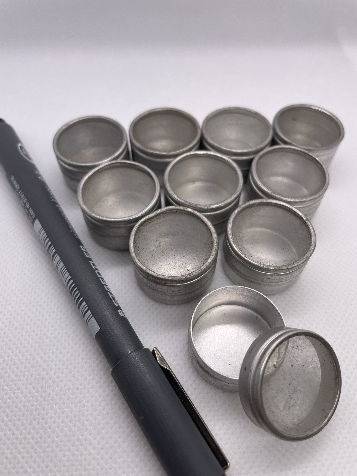 Vintage Watch Makers Parts Tins x12