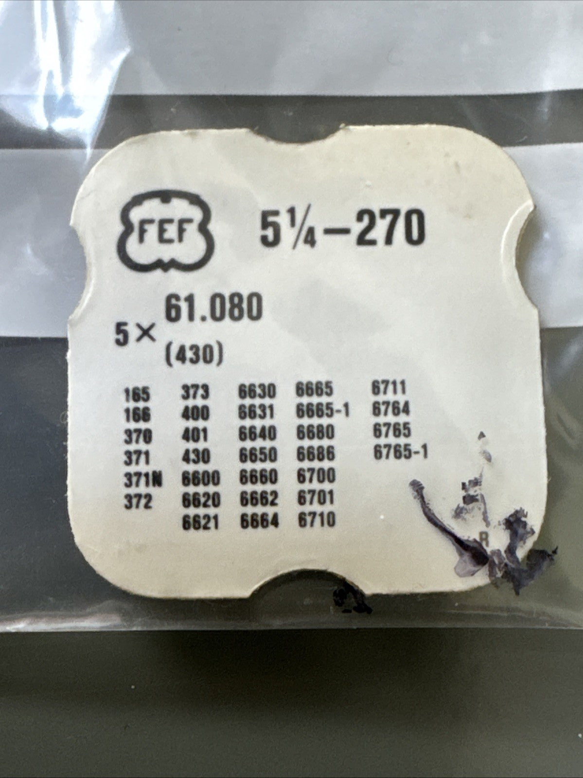 Fleurier 270 Click Spring #430 X1 Ref LG11-179