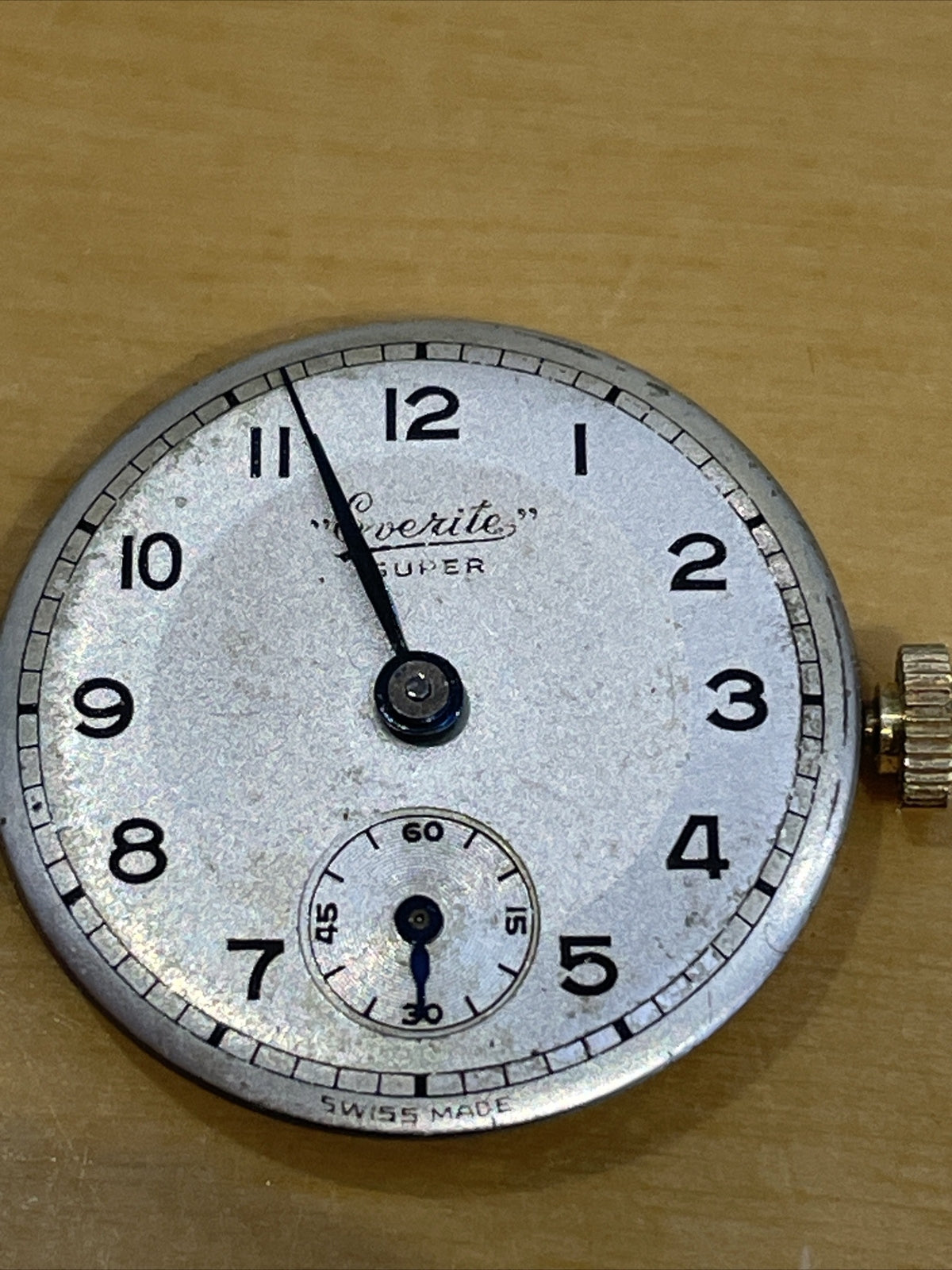 Revue 78 Full Watch Movement for Parts Spares & Repair Running Well Ref FH