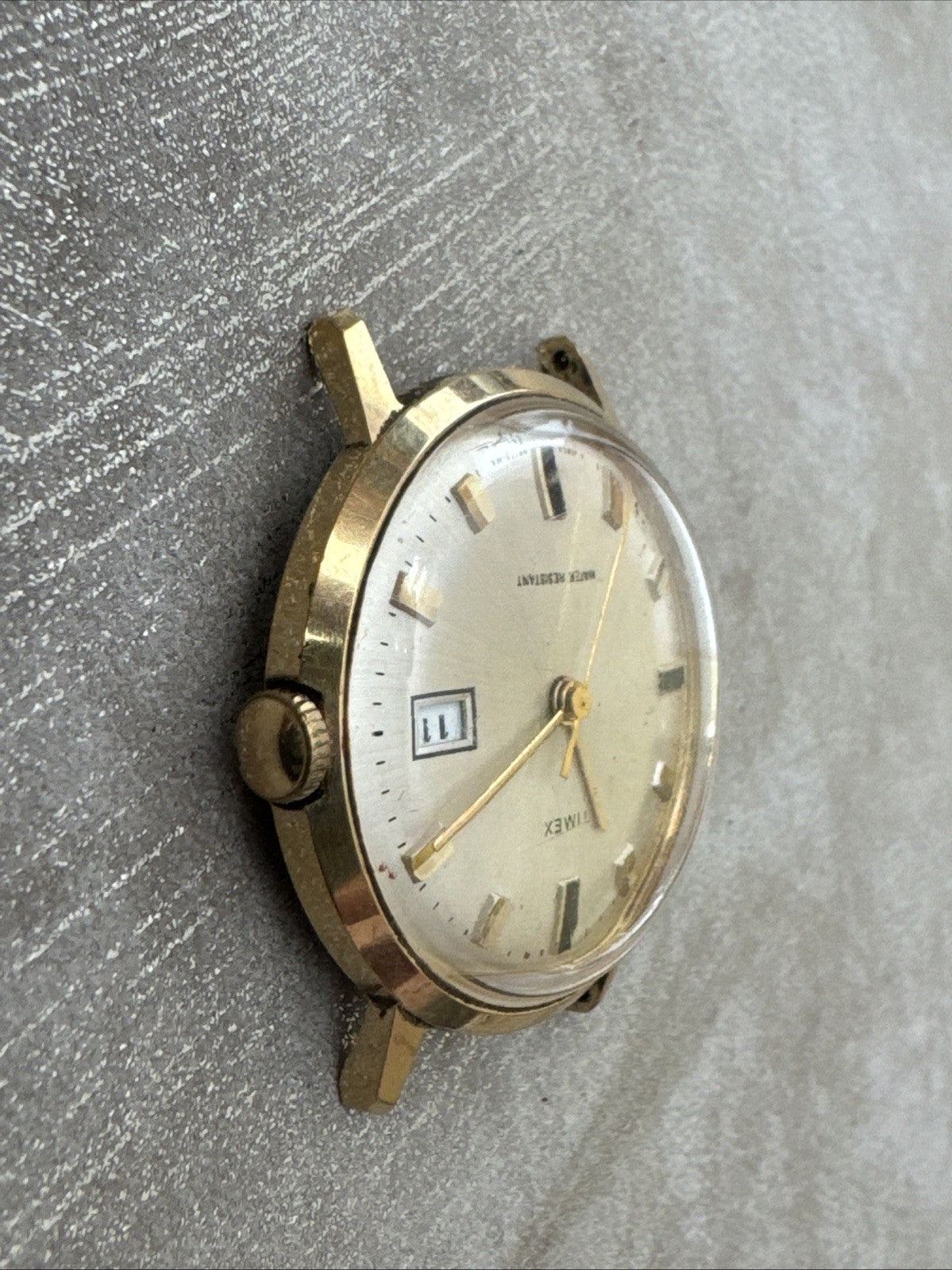 Mens Vintage Timex Mechanical Watch Spares Repair