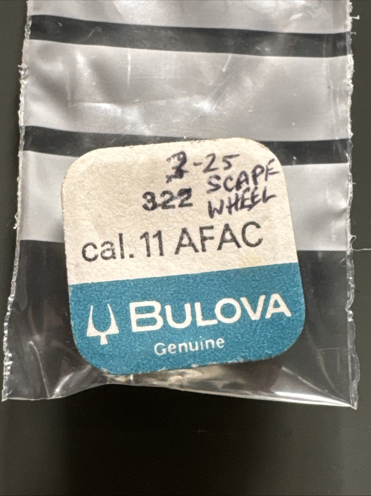 Bulova 11 AFAC Escape Wheel Ref LG14-27