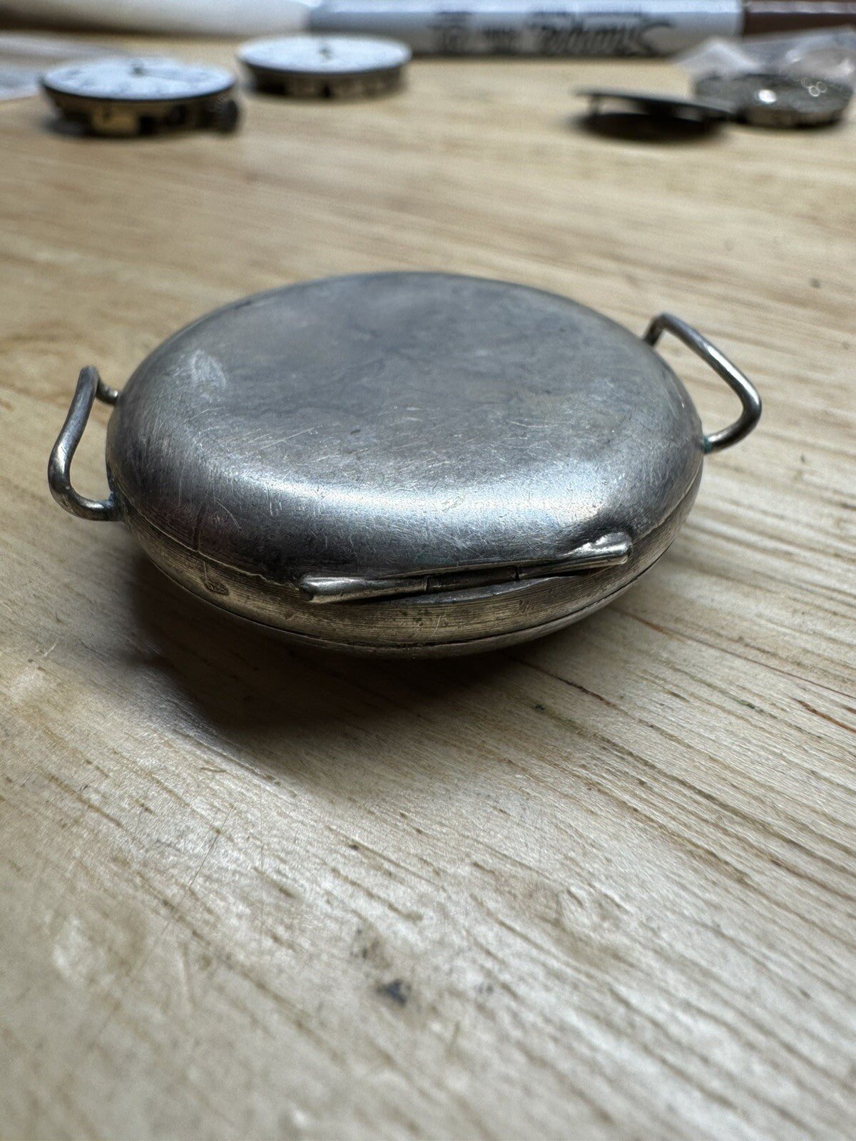 33.5mm 925 Silver Case For 13 Ligne Trench Movement LG0