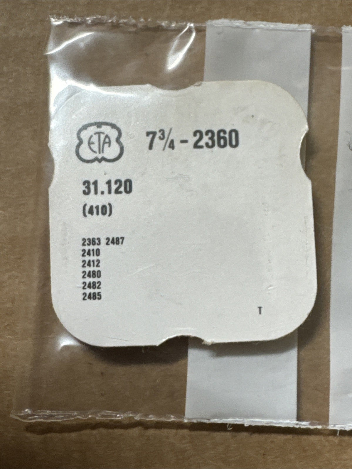 ETA 2360 Winding Pinion #410 X1 Ref LG11-151