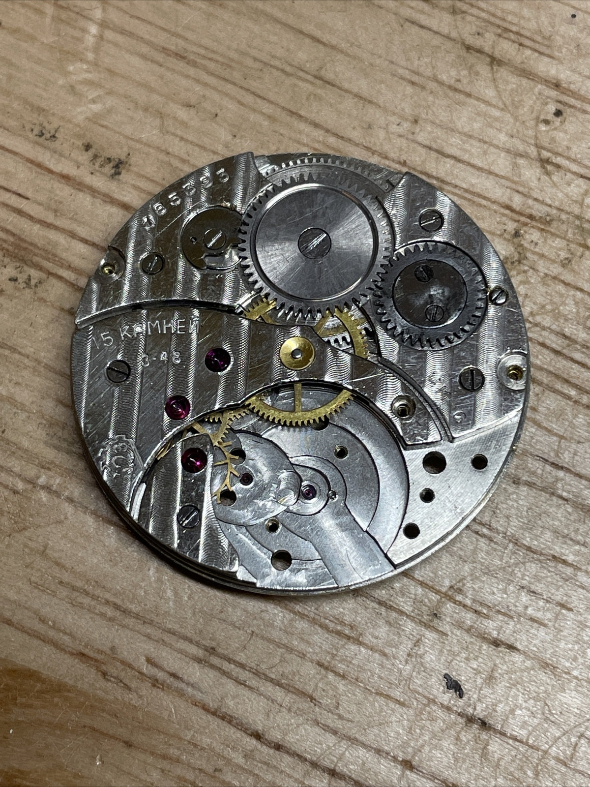 Molnija 3601 Spare Parts 1948 Part Movement