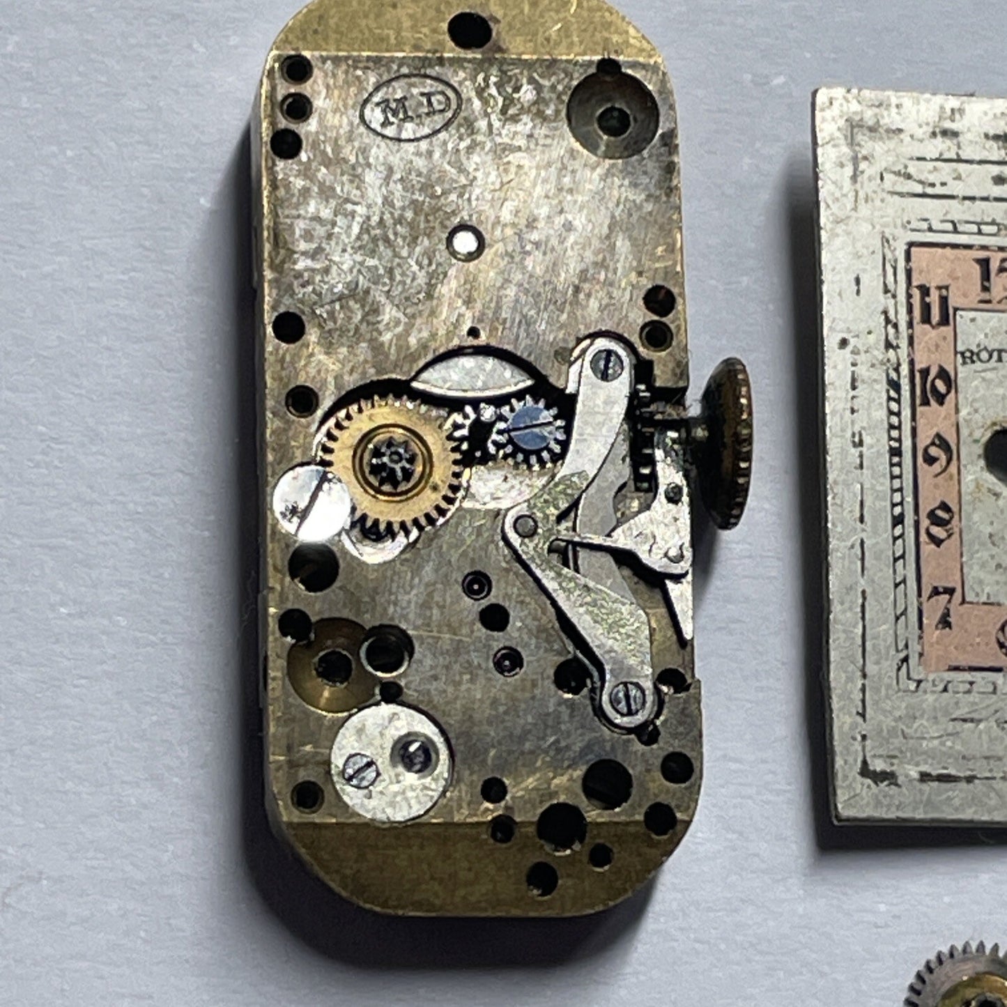 Rotary Cal 5/140 Movement For Parts Spares Repair E10