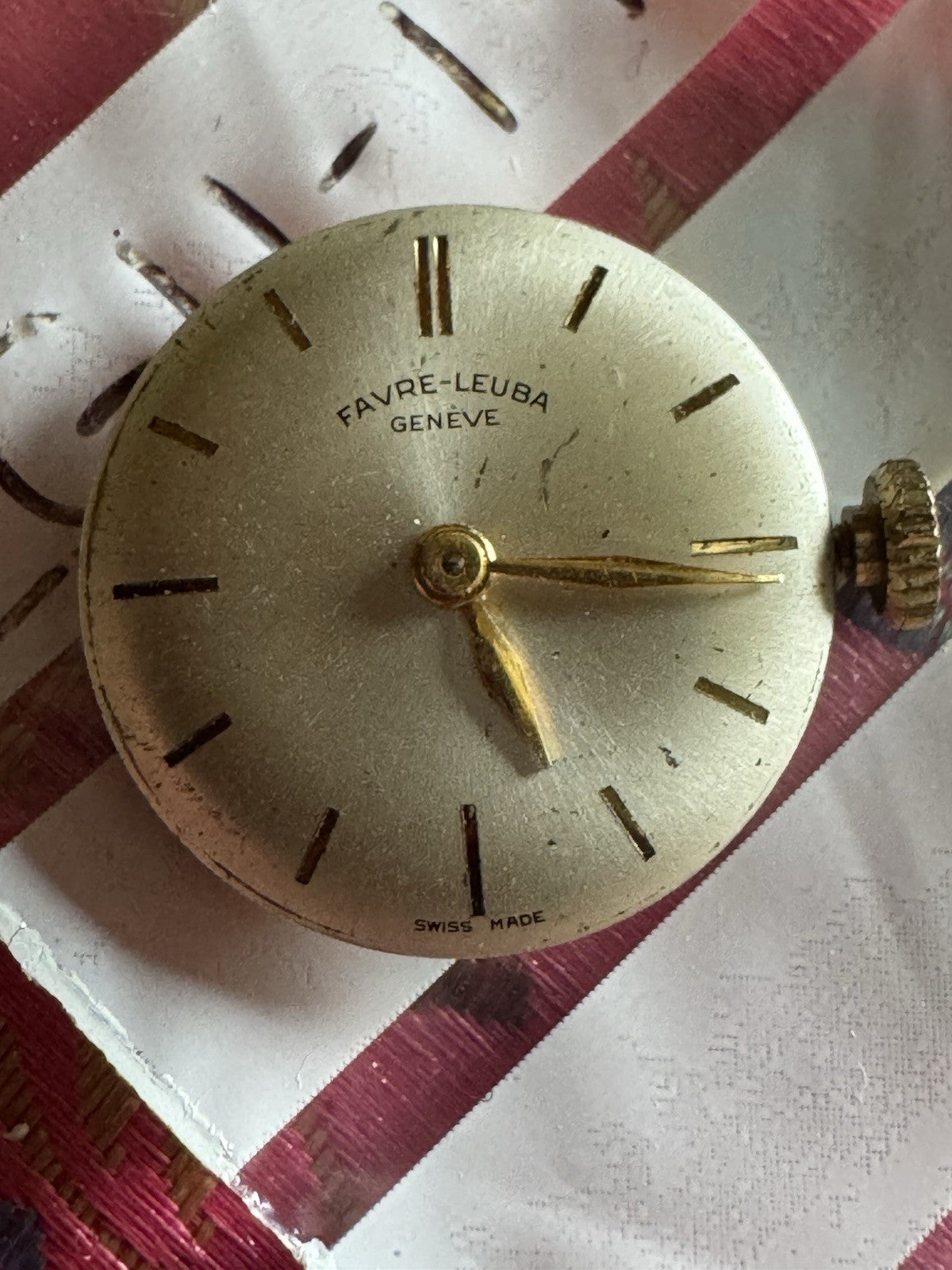 Favre Leuba ETA 2412 ? Movement Ref LG11-17