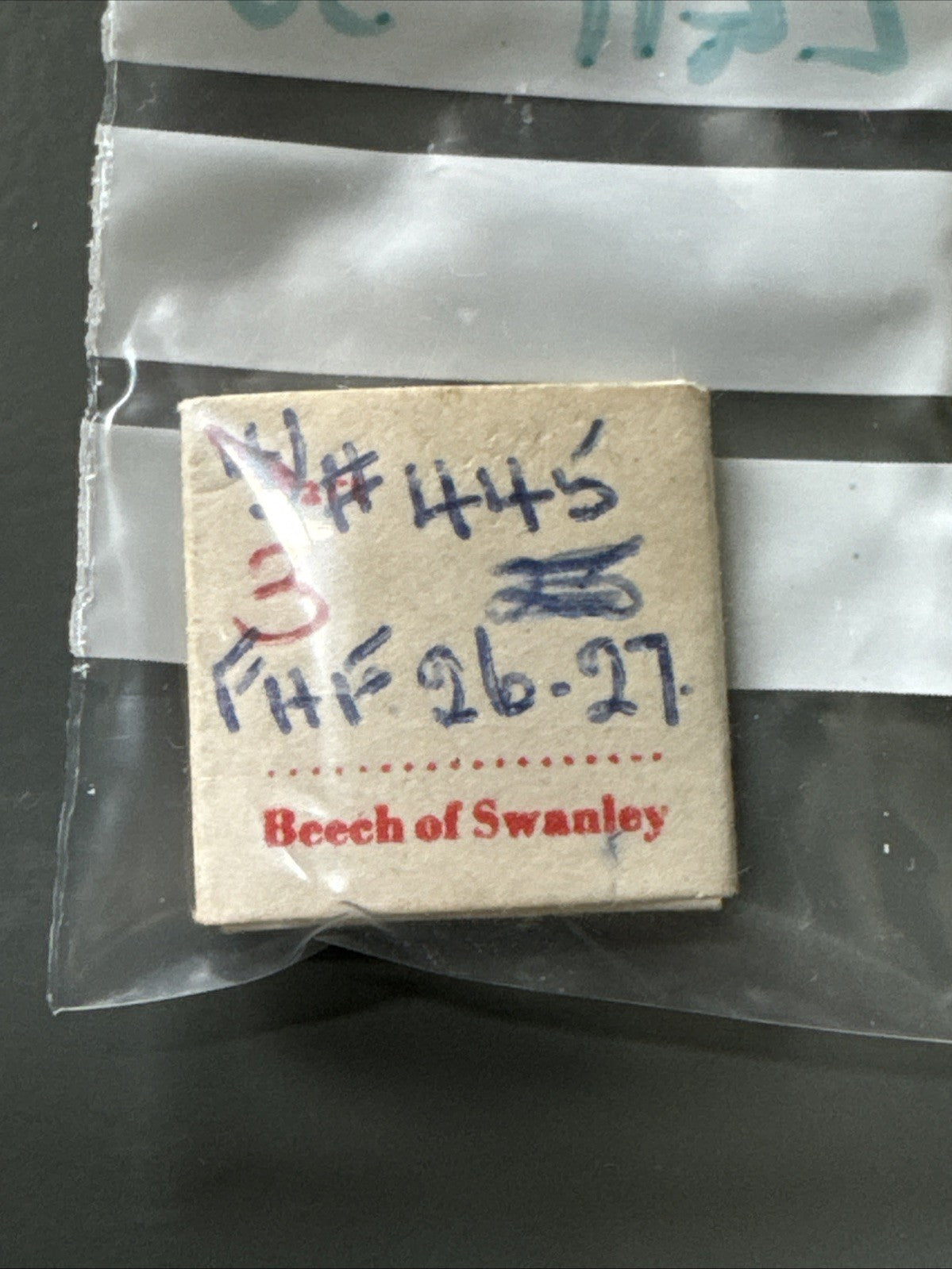 FHF 26 27 Setting Lever Spring X1 #445 Ref LG11-50