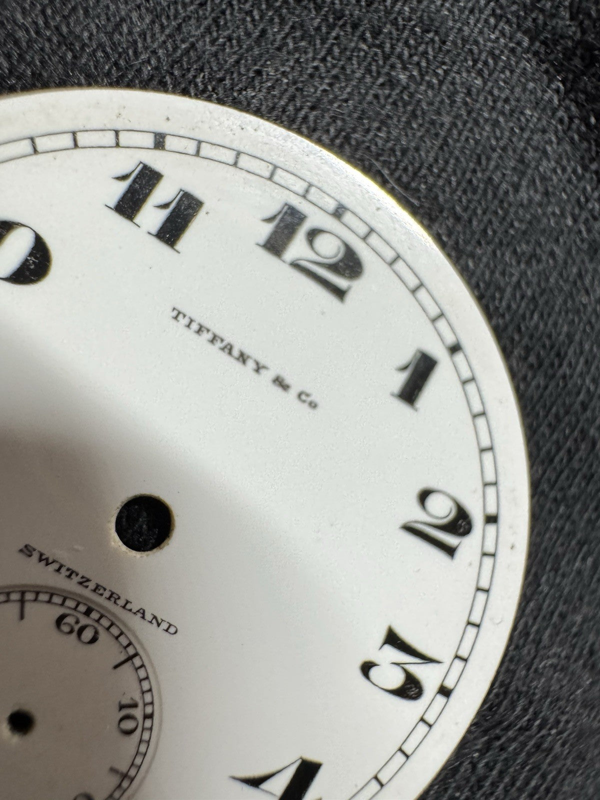 Tiffany & Co Watch Dial Longines 13.33 13.34 Ca 1910 - 1920