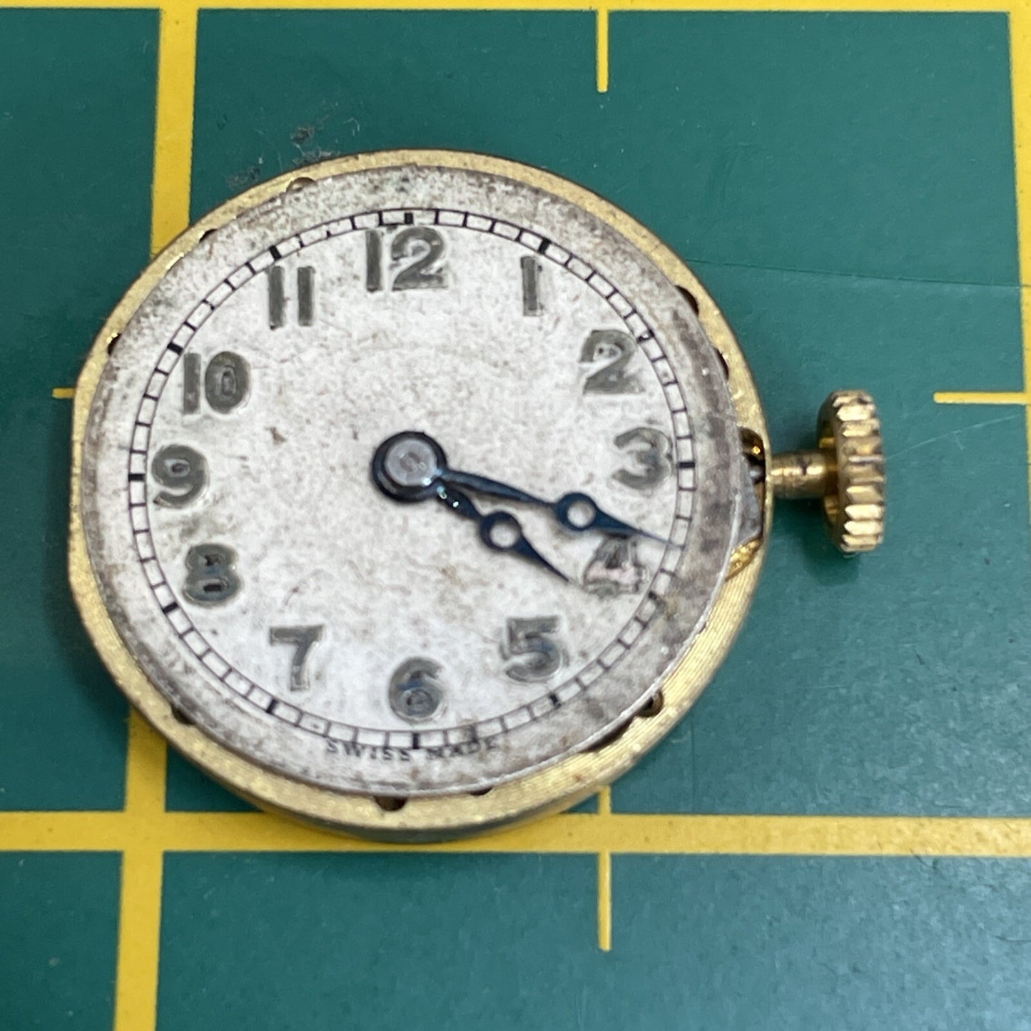 Revue 19.6mm Full Watch Movement For Spares Repair S11