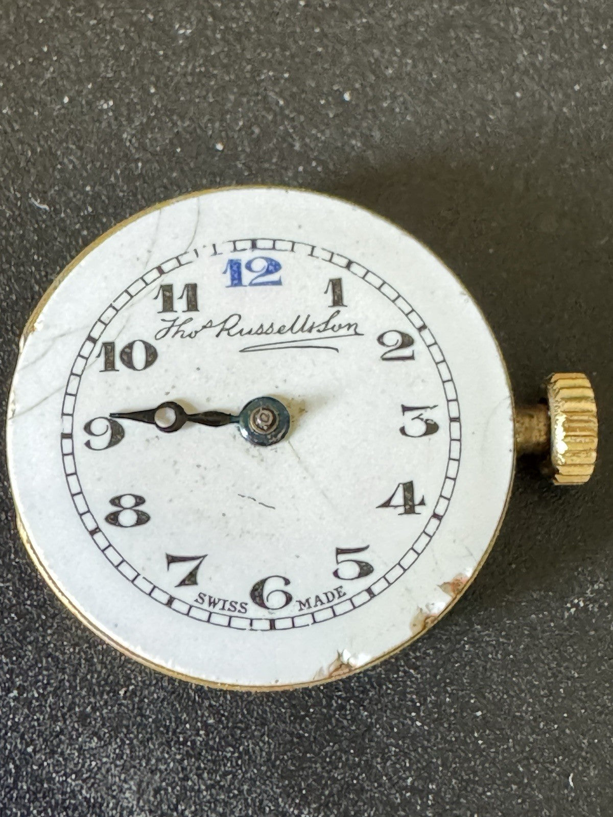 Revue 8.75 Ligne Watch Movement Ok Balance 43.5mm XR6