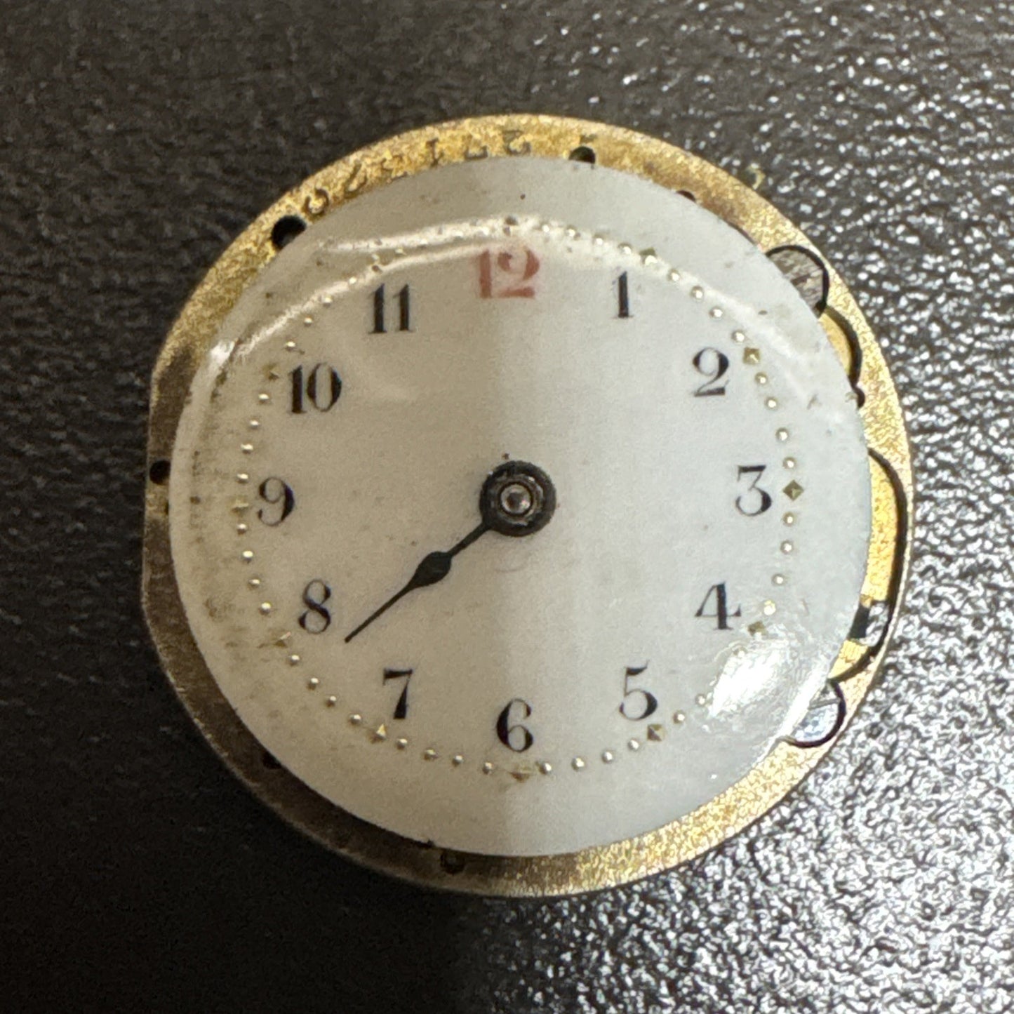 Early 10.5 Ligne Pin Set Movement Ok Balance Ref P