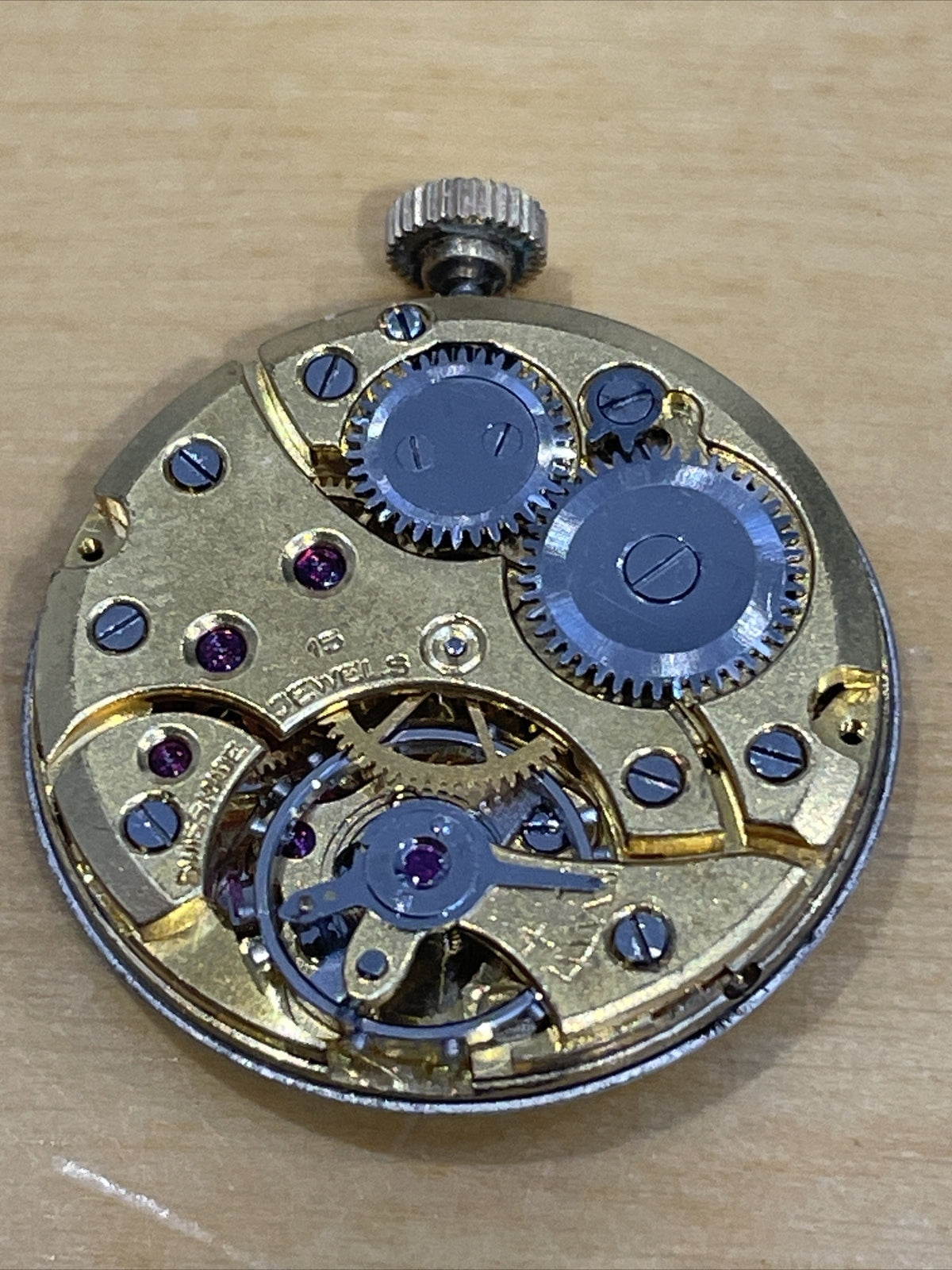 Revue 78 Full Watch Movement for Parts Spares & Repair Running Well Ref FH