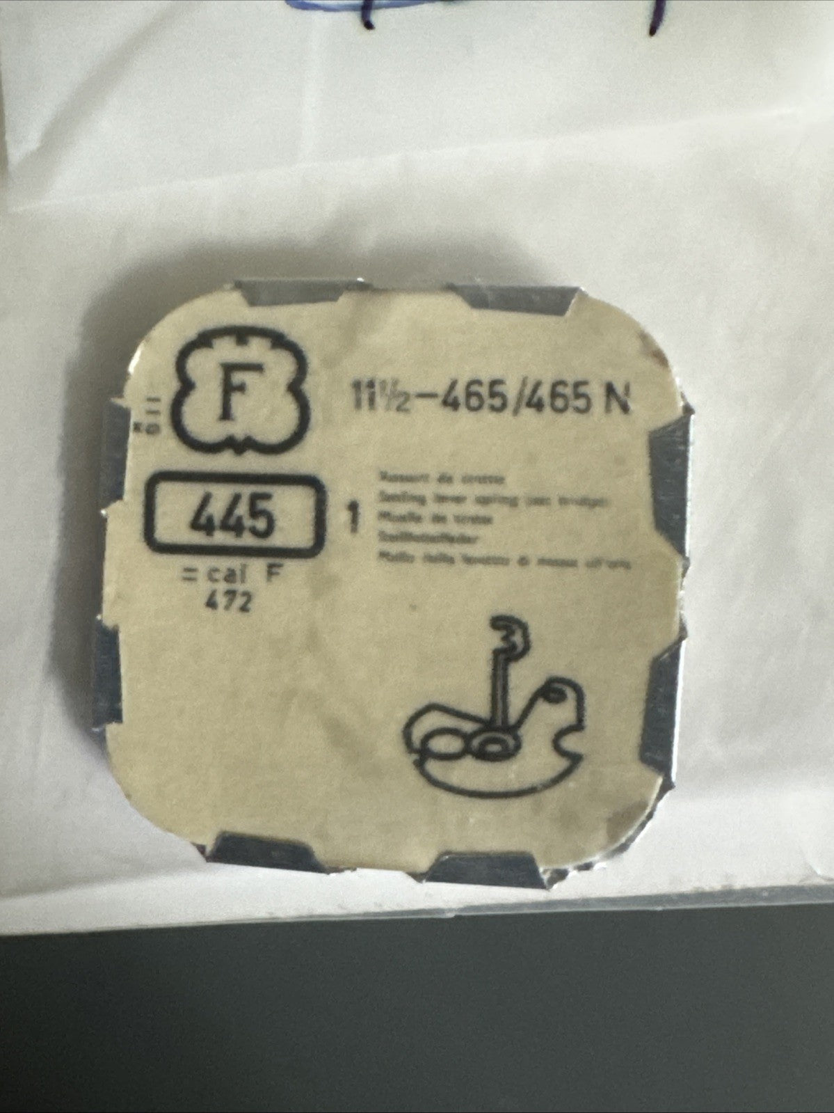 Felsa 465 465N Setting Lever Spring Ref LG15-58