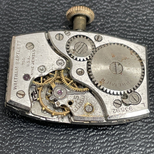 Waltham Bartlett 750 Movement Shot Balance Ref Q37