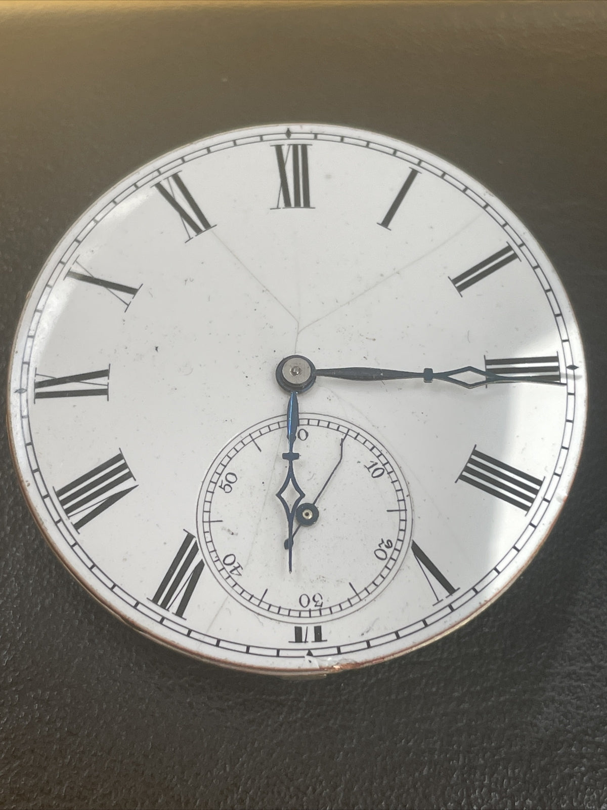 English Pocket Watch Movement Good Balance Ref LG4