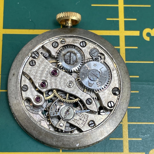 FHF 9.75 Ligne Watch Movement For Spares Repair S23