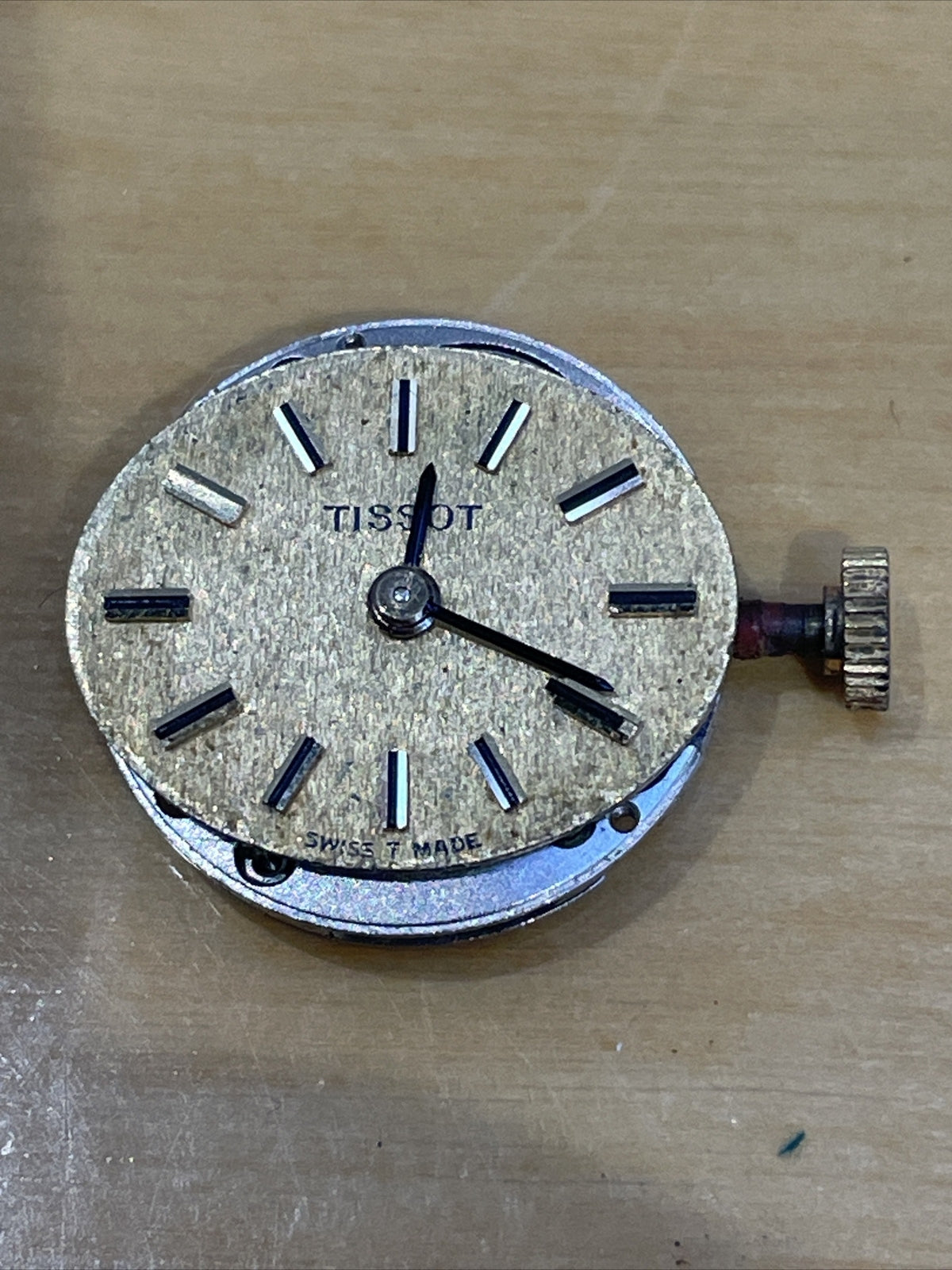 Tissot 709-2 Full Watch Movement for Parts Spares & Repair Ticking Ref FC
