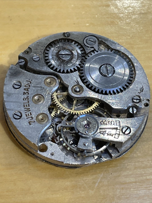 Enicar Cal 9 Watch Movement OK Balance Ref J63