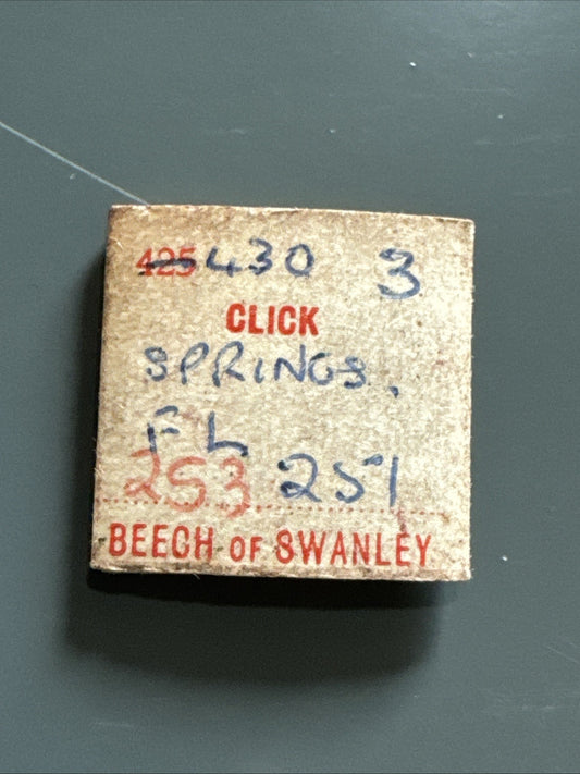 Favre Leuba 251 253 Click Spring X1 Ref LG14-42