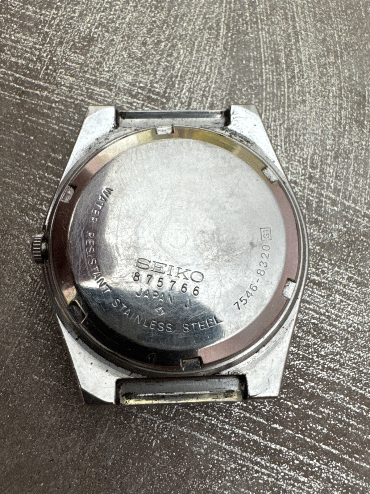 Mens 1978 Seiko Quartz 7546-8320 Pulsing