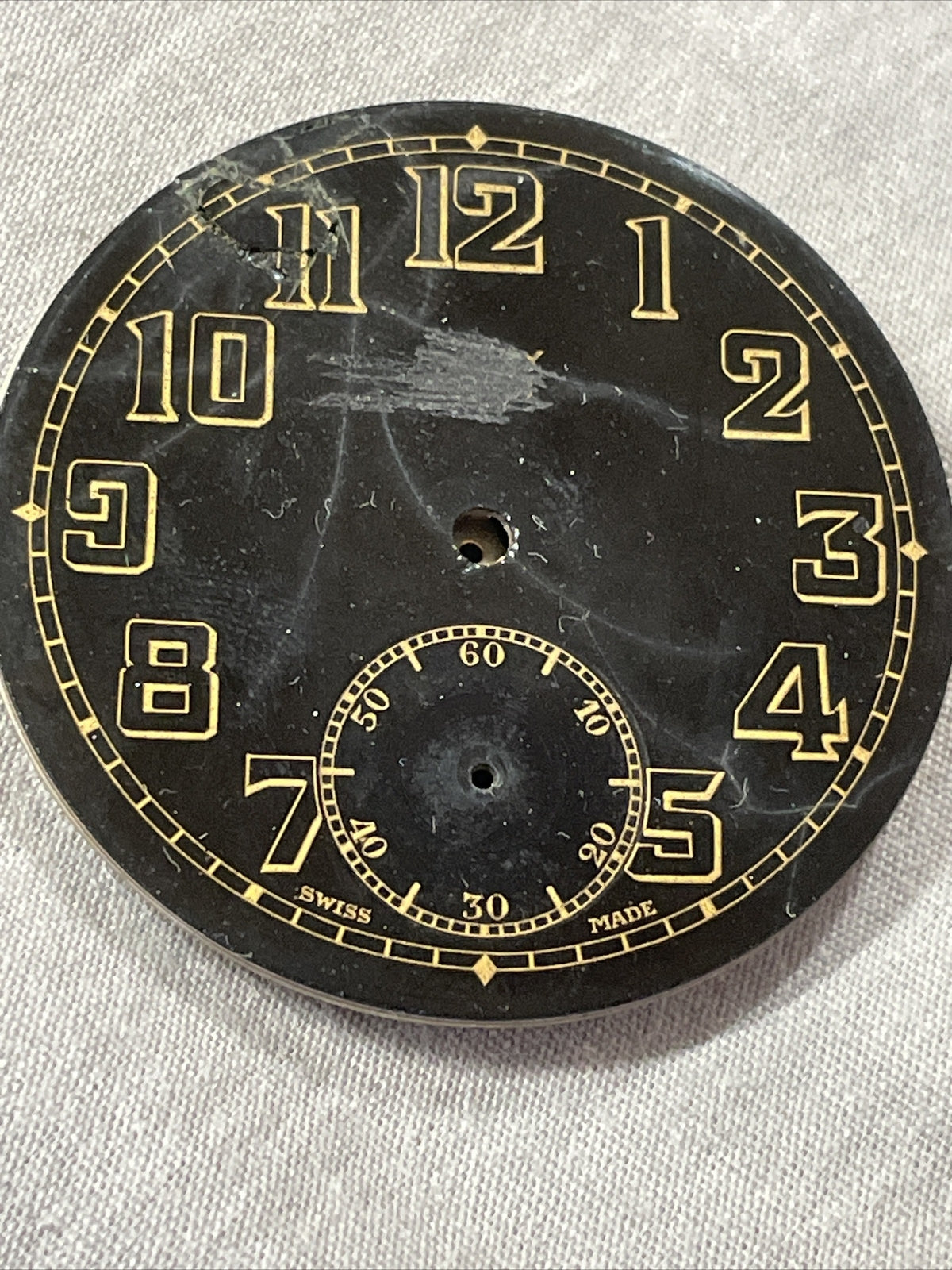 Rolex Military Genuine GS MK 2 Watch Dial Spares Or Repair