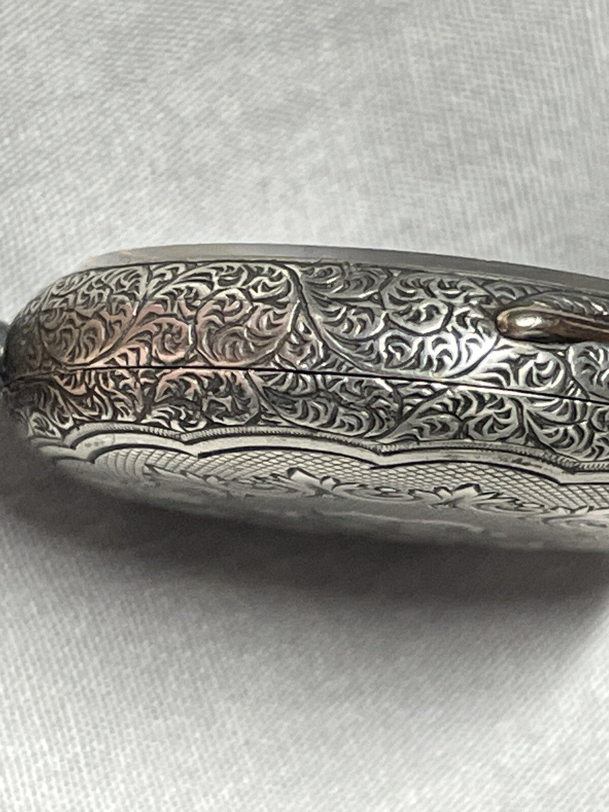 1882 Fine Silver Fob Watch Good Balance Immaculate Case. Whistlers Mother Link?