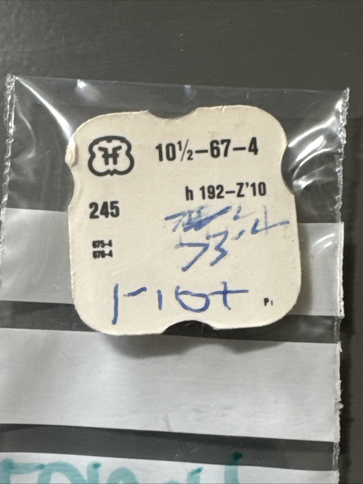 FHF 67-4 Cannon Pinion H67-4 X1 #245 Ref LG10-47