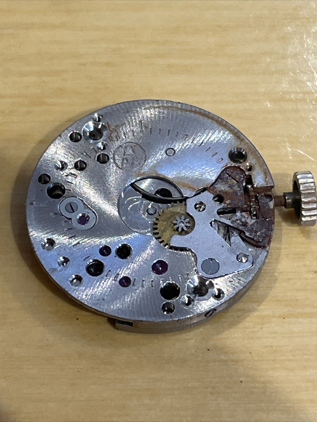 Buren 19.7mm Watch Movement Shot Balance Ref J64