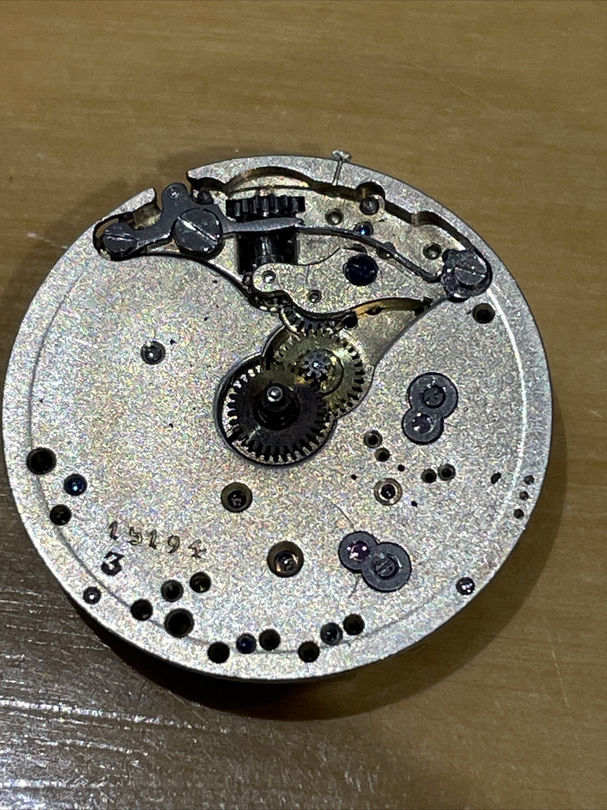 High Grade Pin Set Movement for Parts Spares Repair OK Balance Ref FU