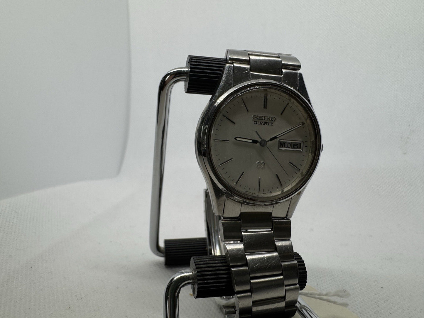 Mens Vintage Seiko SQ Quartz Watch 1986 New Battery