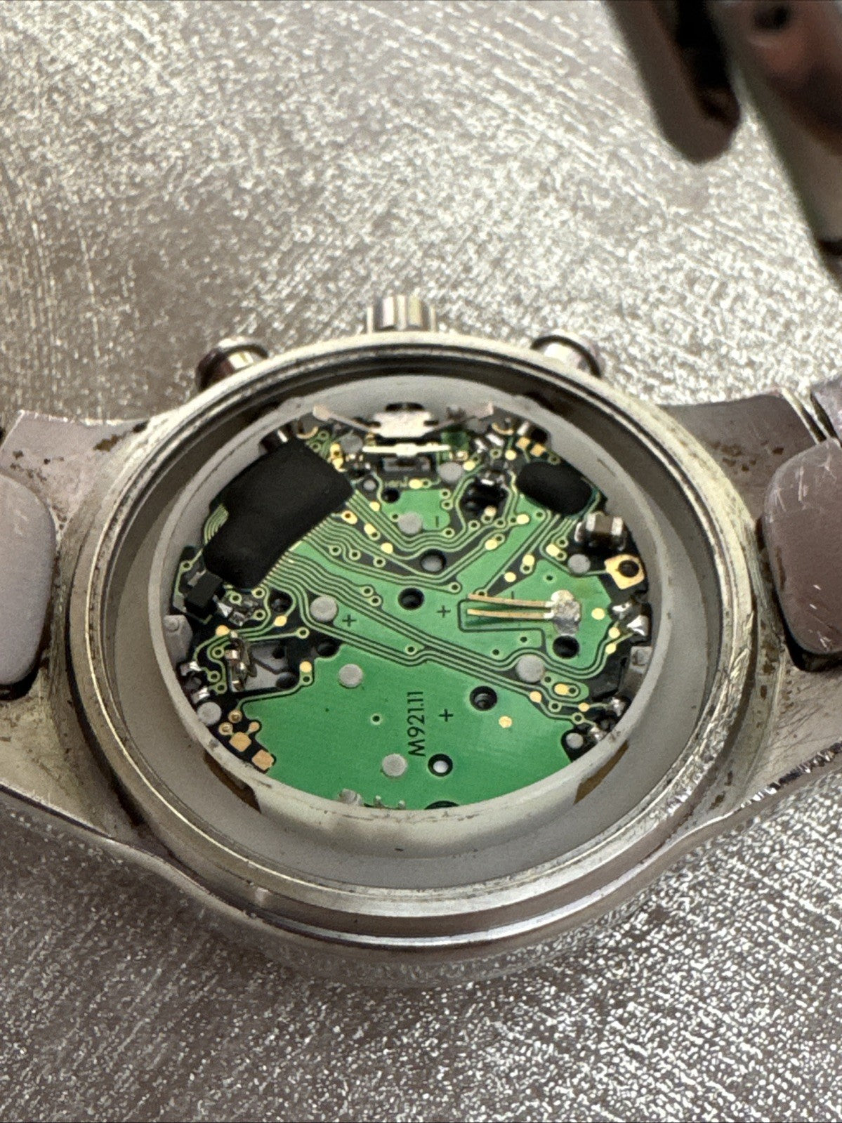 Mens Vintage Timex Quartz Chronograph Watch Spares Repair