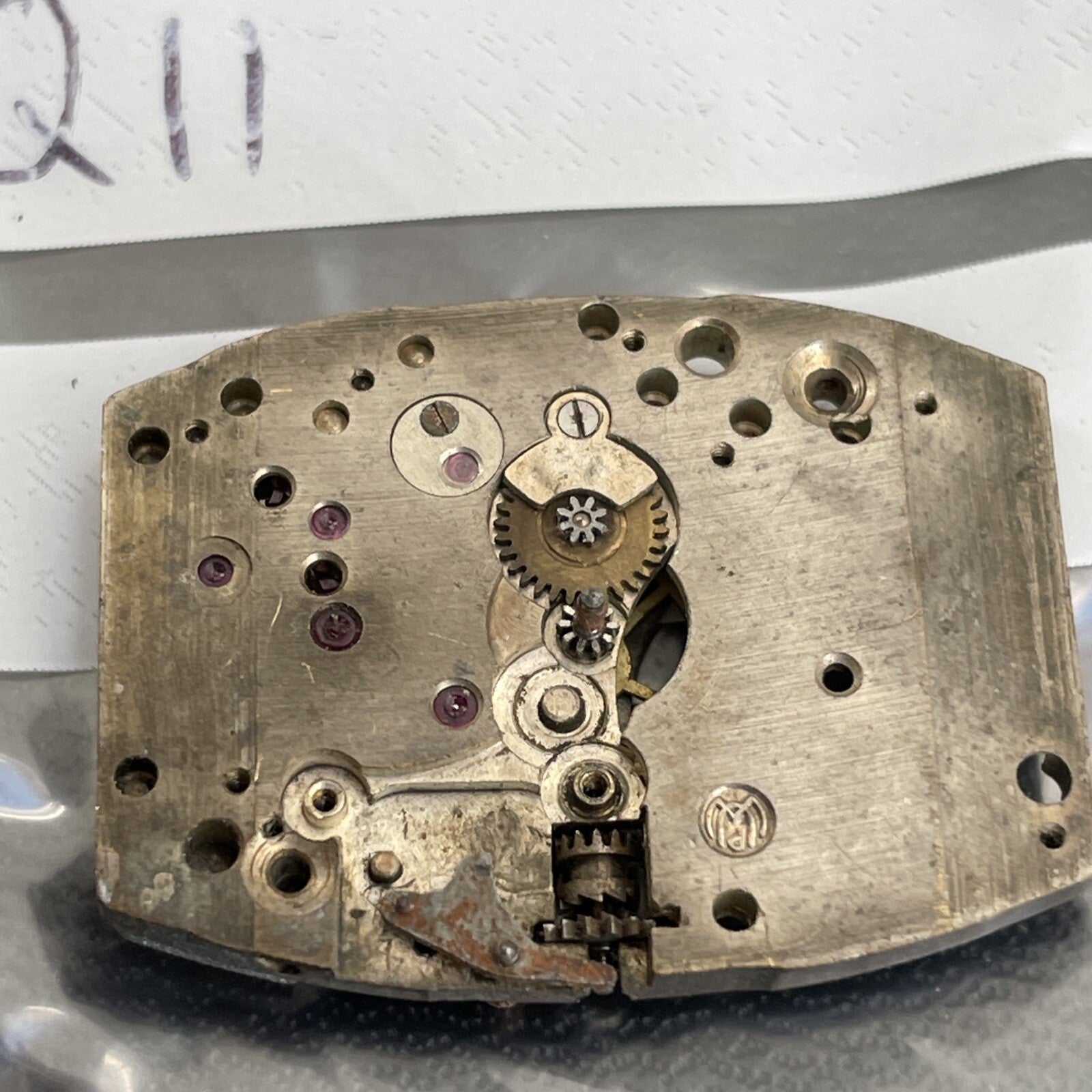 PUW 500 Zentra 270 Partial Movement  Ref Q11