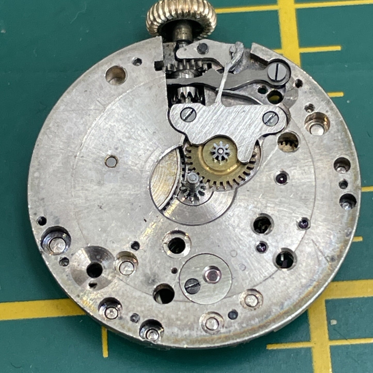 Winegartens 19.6mm Full Watch Movement Ticking For Spares Repair S26