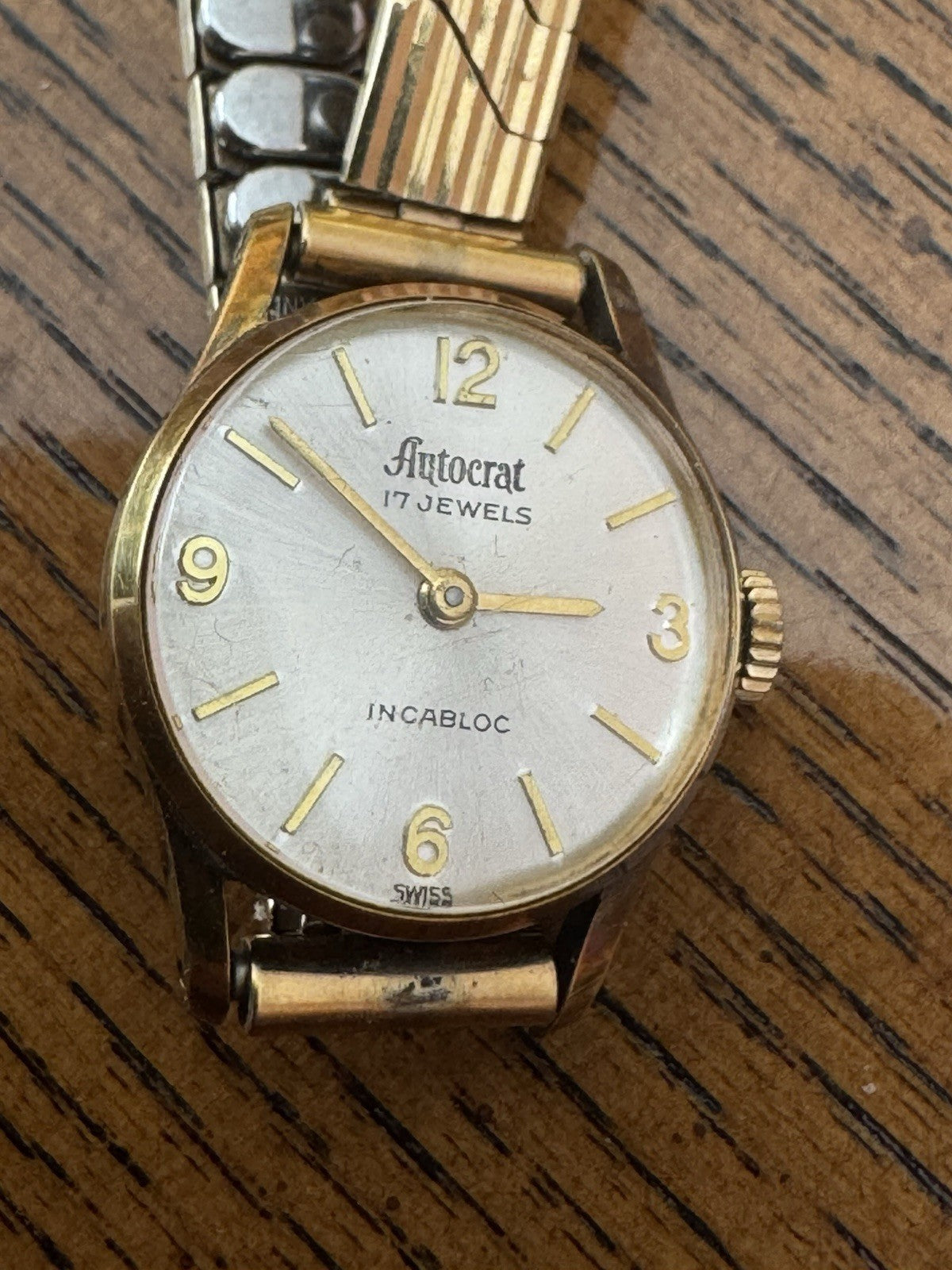 Ladies Vintage Autocrat Watch Explorer Dial
