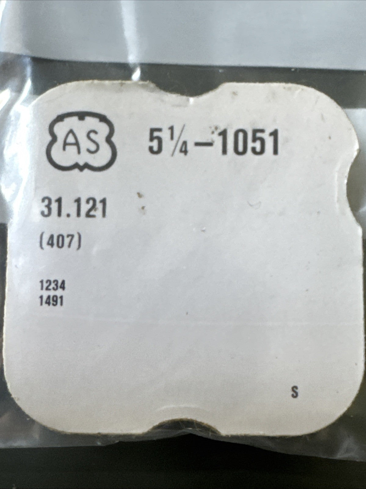 AS 1051 Clutch Wheel #407 X1 Ref LG11-104