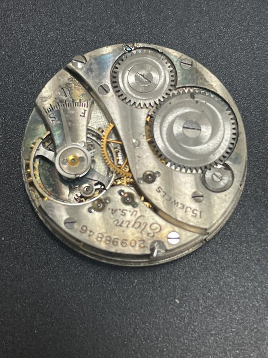 1918 Elgin Model 2 Grade 429 Movement Ref K3