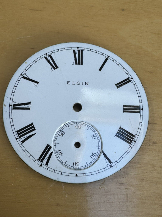 Elgin 16s Open Face Enamel Dial 42.37mm