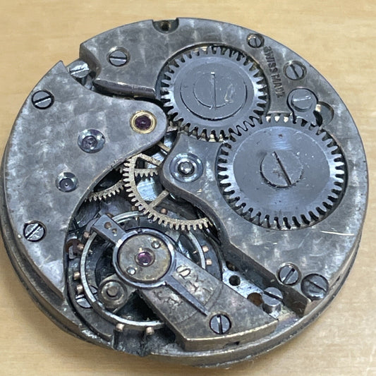 Early Eterna Schild Freres Trench Watch Movement 10.5 Ligne OK Balance Ref R6