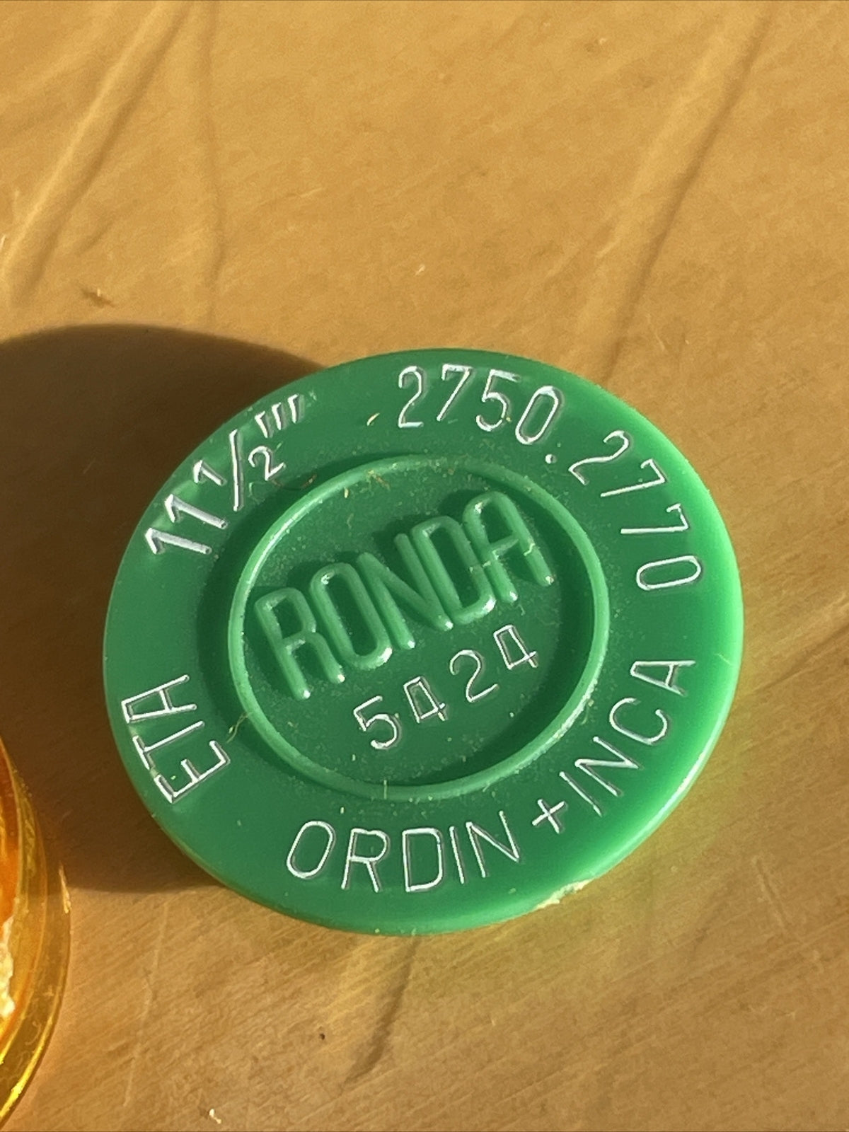 NOS CWC Hamilton W10 Balance Complete ETA 2750 Hamilton 649 Ronda