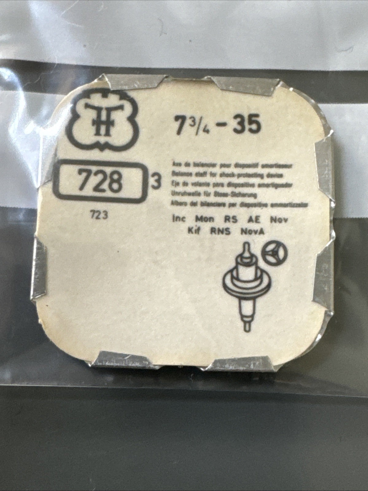 FHF 35 Balance Staff X1 Ref LG11-38