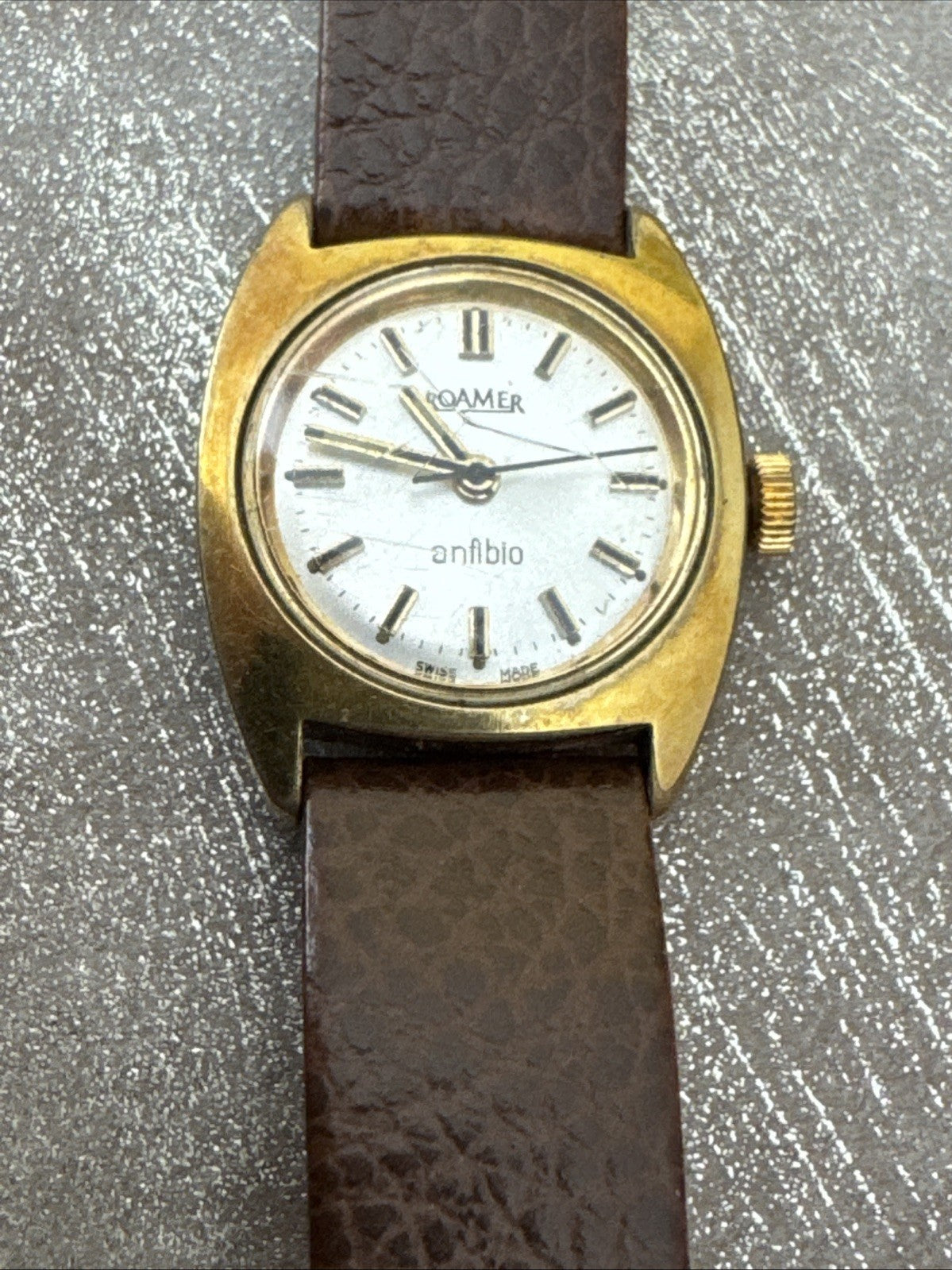 Ladies Vintage Roamer Anfibio Mechanical Watch Running