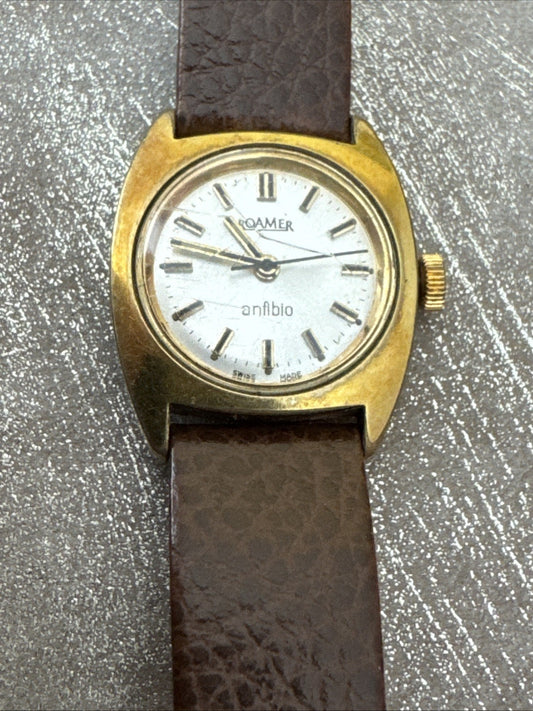 Ladies Vintage Roamer Anfibio Mechanical Watch Running