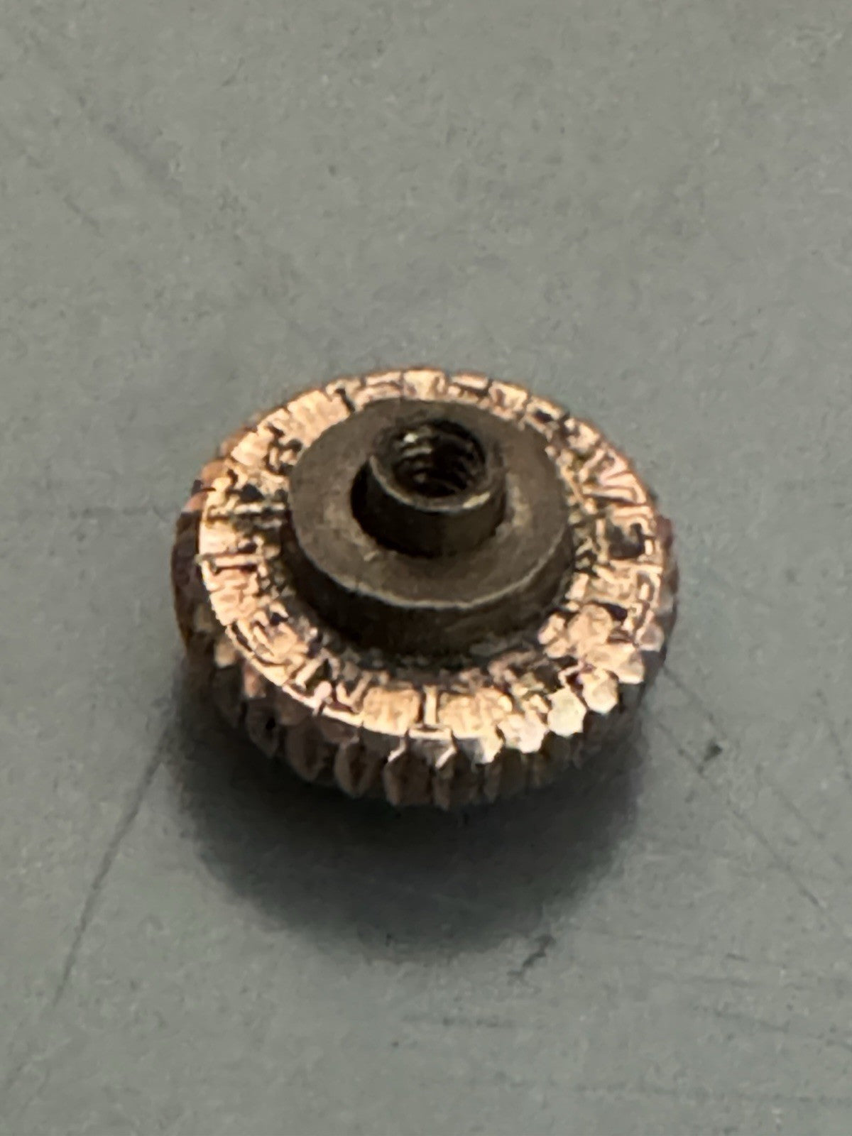 Rolex Brevet Patent Dust proof Gilt Crown 5mm 0.9mm Thread Ref LG0