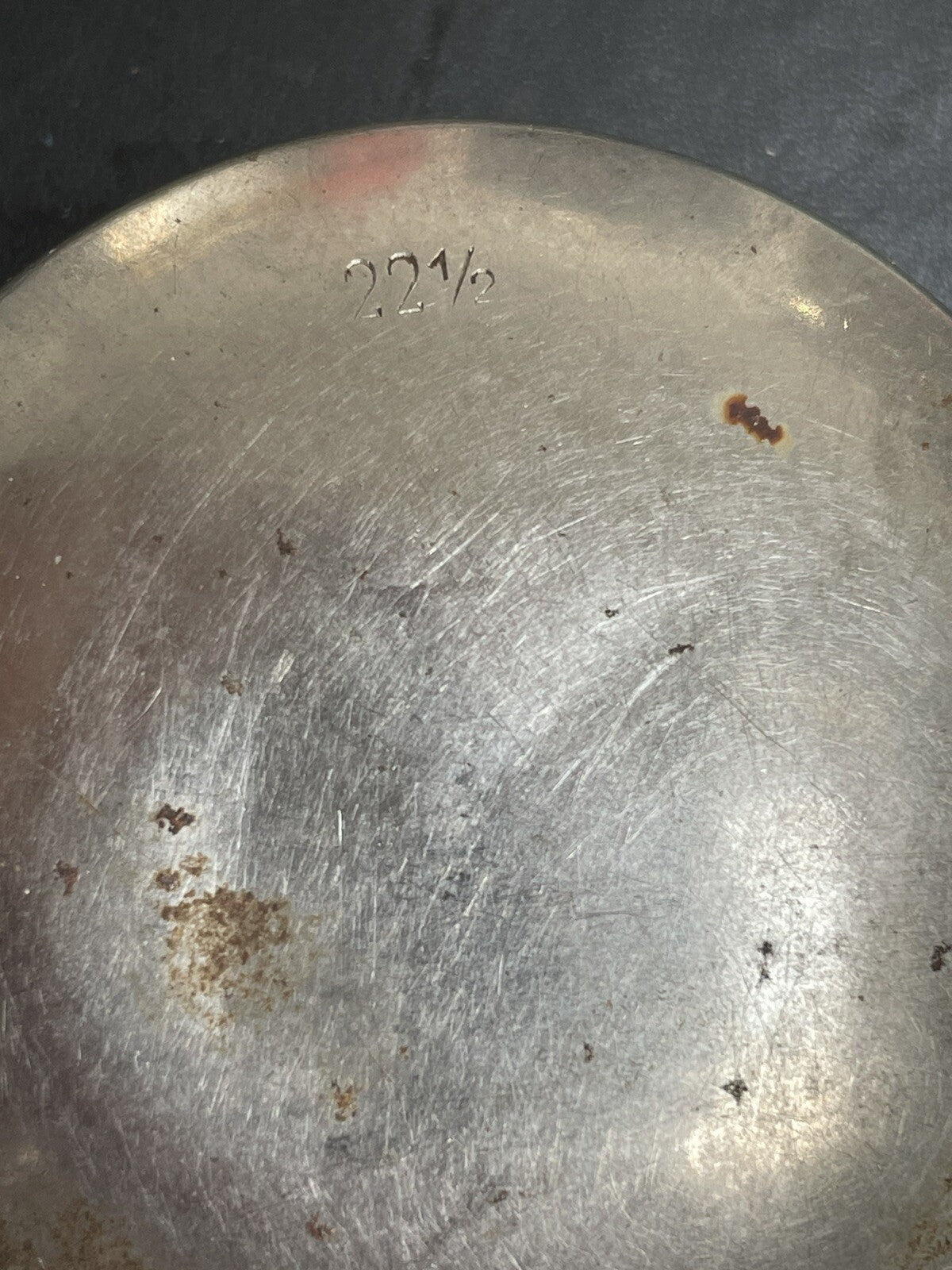 WW1 / WW2 Era Mars Pocket Watch Case Size 22 1/2 52mm Ref LG3