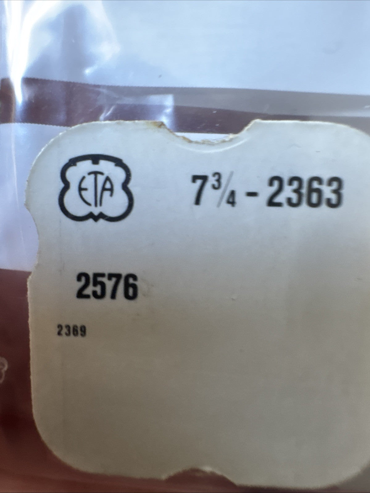 ETA 2363 Date Jumper #2576 X1 Ref LG11-123 156 159