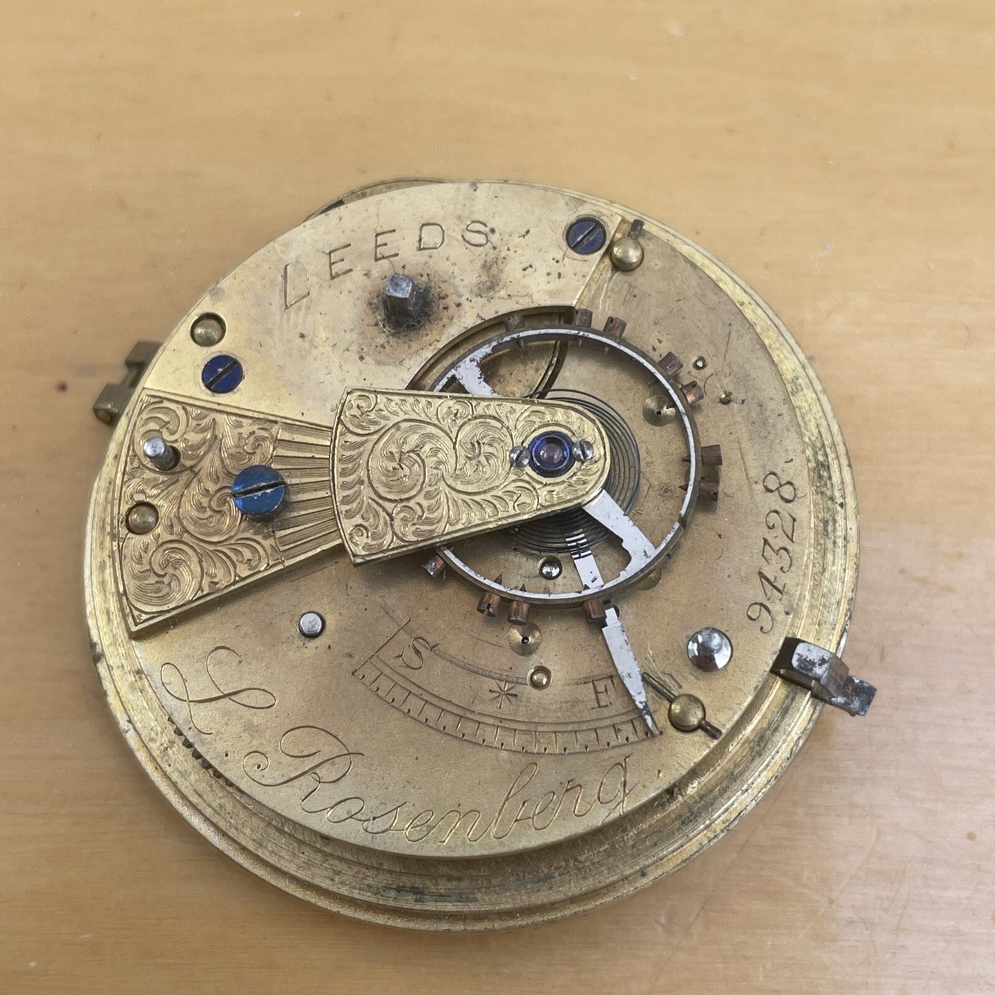 Rosenberg Leeds 46.15mm Full Movement OK Balance Ref XR6