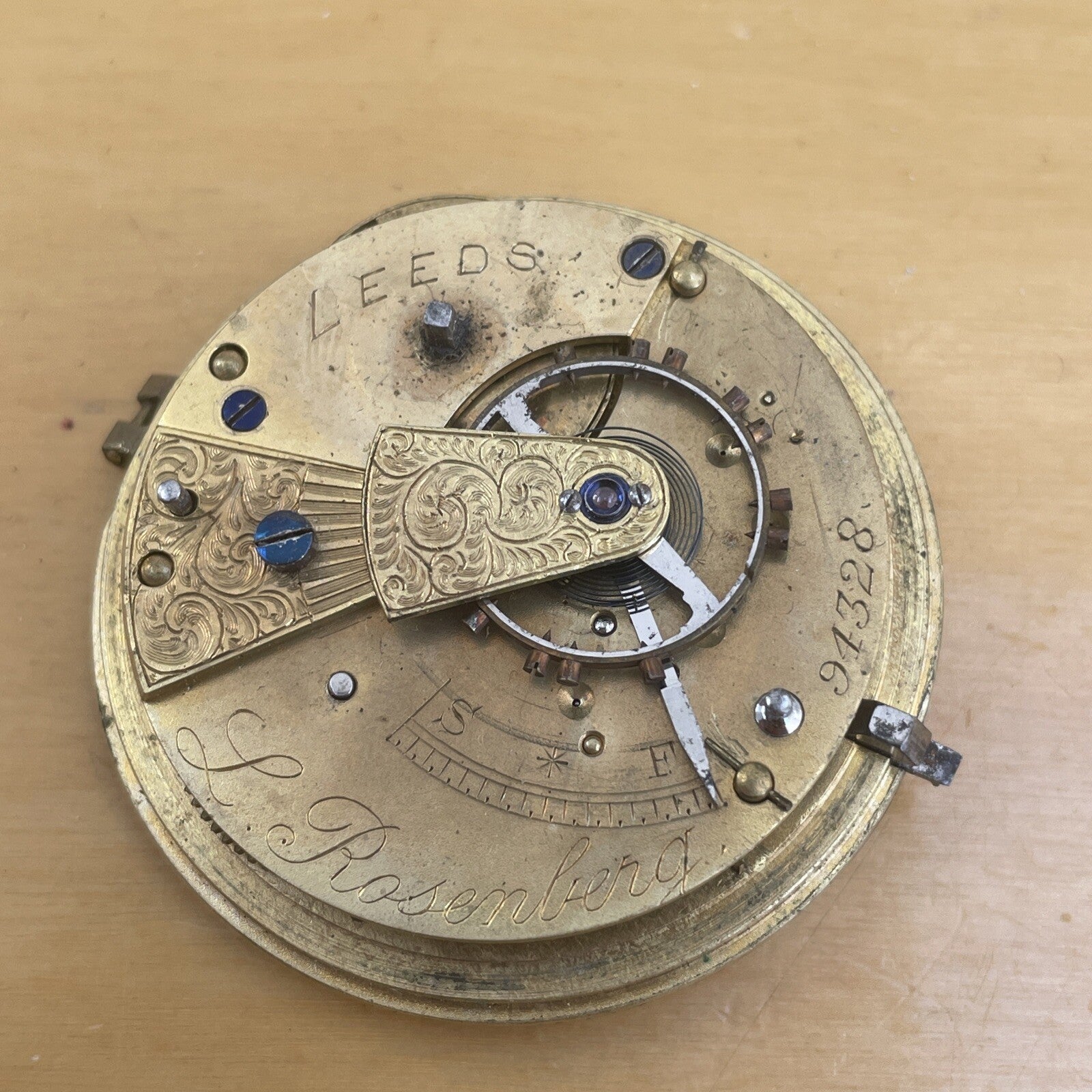 Rosenberg Leeds 46.15mm Full Movement OK Balance Ref XR6