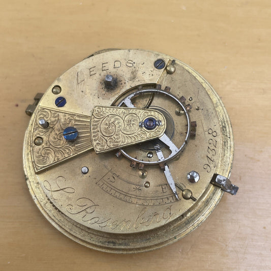 Rosenberg Leeds 46.15mm Full Movement OK Balance Ref XR6