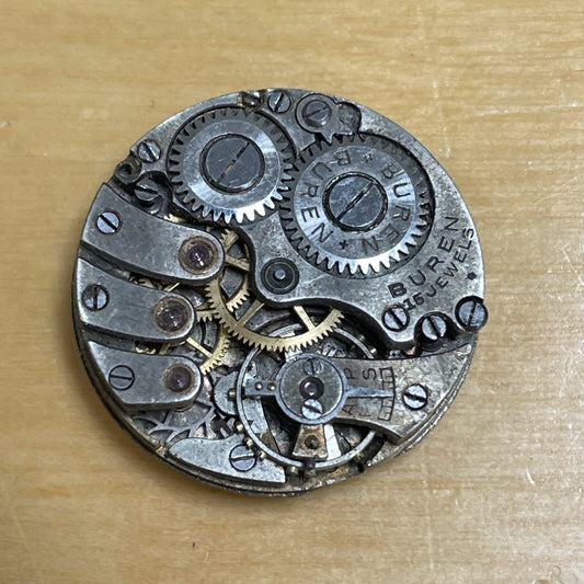 Buren 8.5 Ligne Movement OK Balance Ref R19